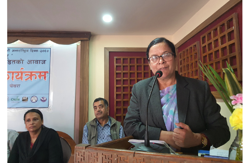 न्यायको लागि शहिद र वेपत्ता परिवार एकै ठाउँमा उभिनुपर्छ–मन्त्री सिम्खडा