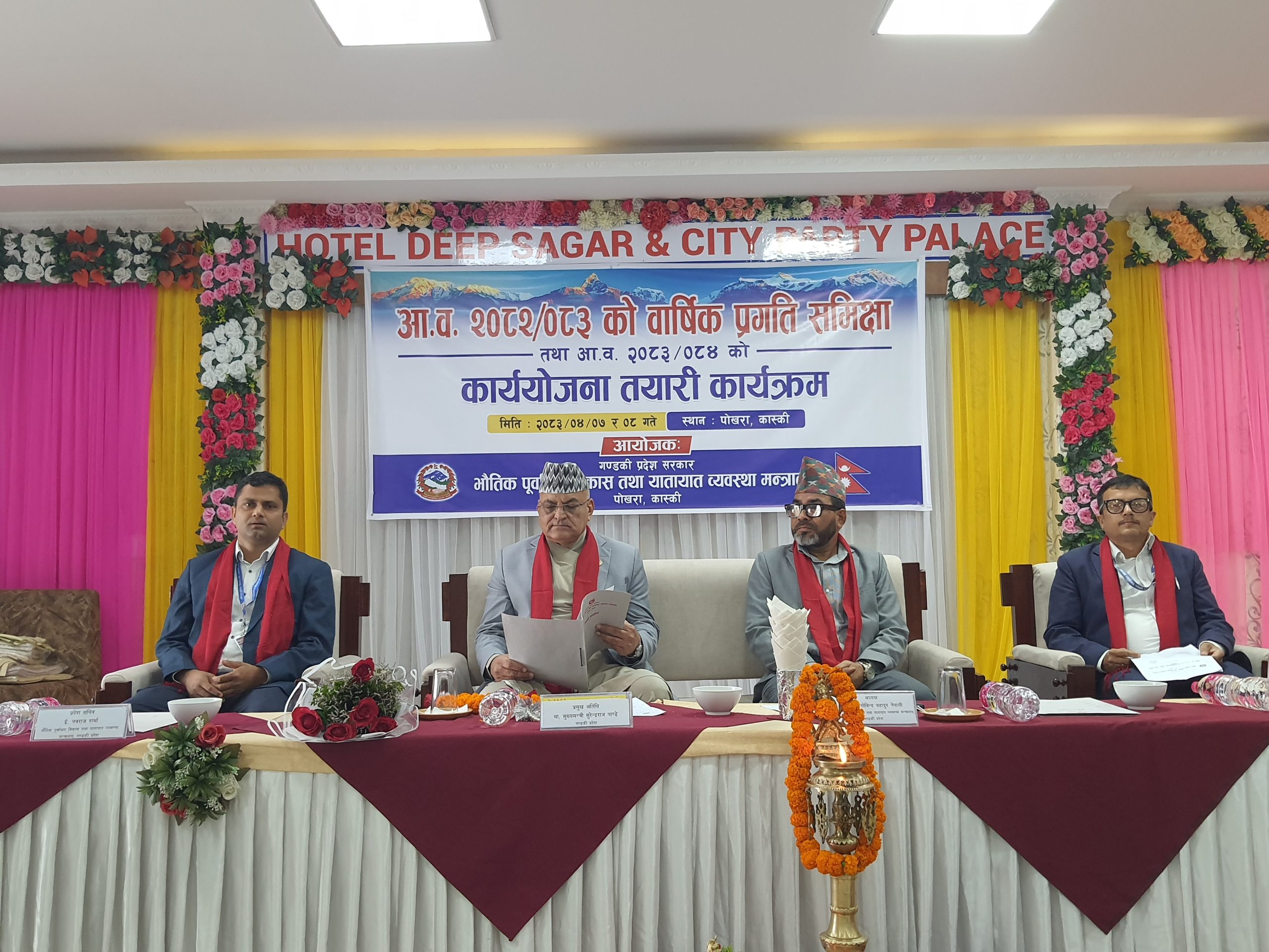 बहुवर्षीय योजनाका लागि बजेट अभाव हुँदैन : मुख्यमन्त्री पाण्डे